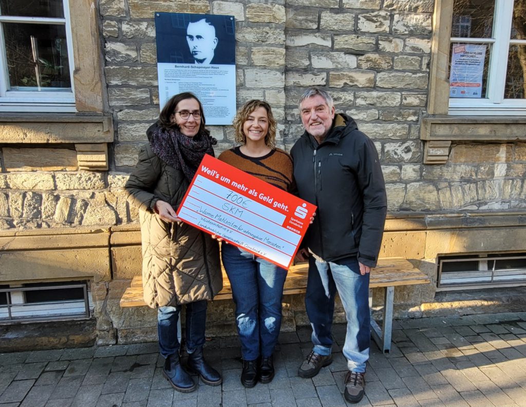 Spendenübergabe 2026 vom Heiligabendgottesdienst 2025