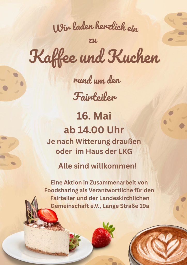 Kaffeetrinken am Fairteiler am 16.05.2026