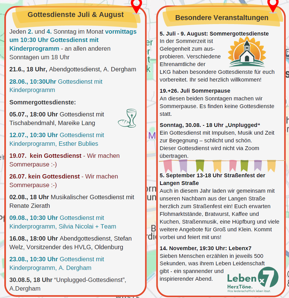 Sommerprogramm LKG 2026