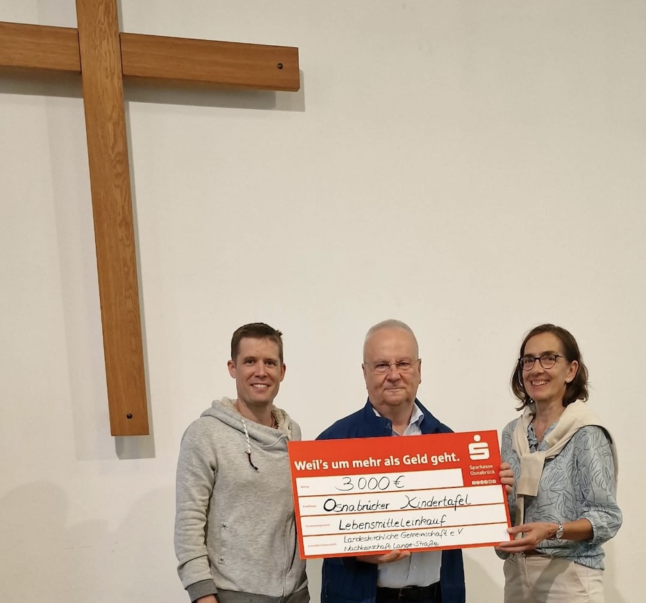 Spendenübergabe 13.09.2026 des Erlöses vom Straßenfest